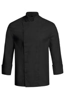 Herren Kochjacke Mit Verdeckten Druckknöpfen Regular Fit